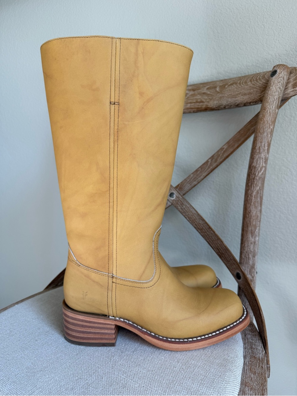 Frye campus 14L wide calf boots banana - Picture 8 of 9